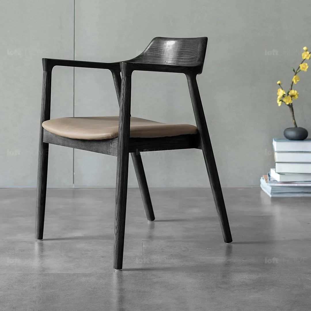 Japandi wood dining chair hiroshima detail 9.