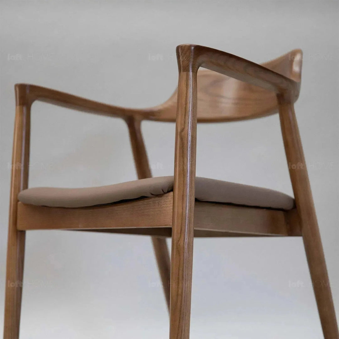 Japandi wood dining chair hiroshima detail 1.
