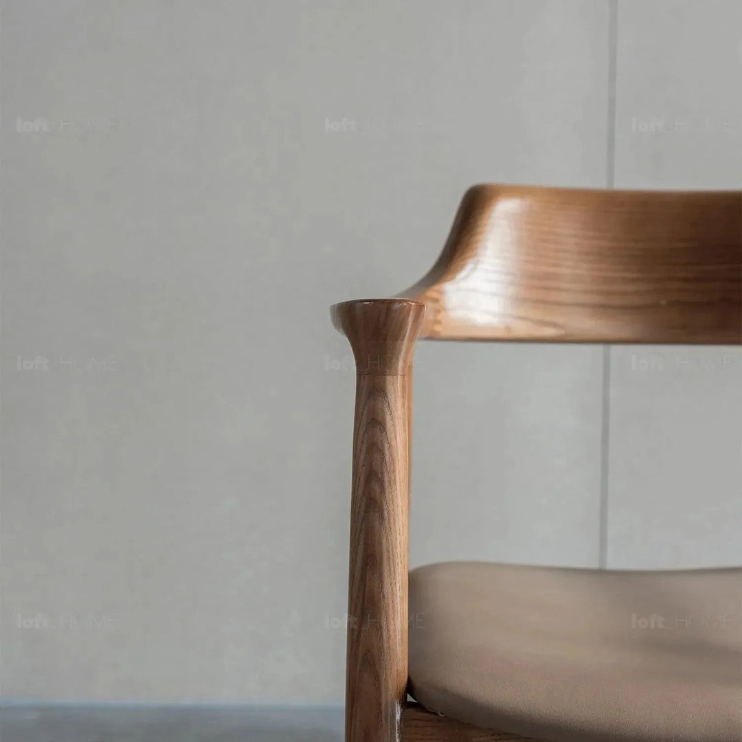 Japandi wood dining chair hiroshima situational feels.