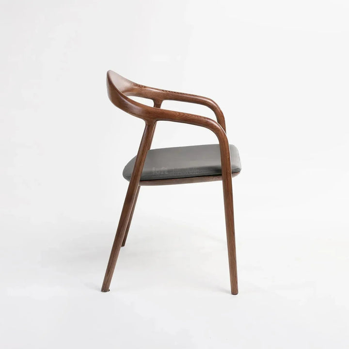 Japandi wood dining chair neum environmental situation.
