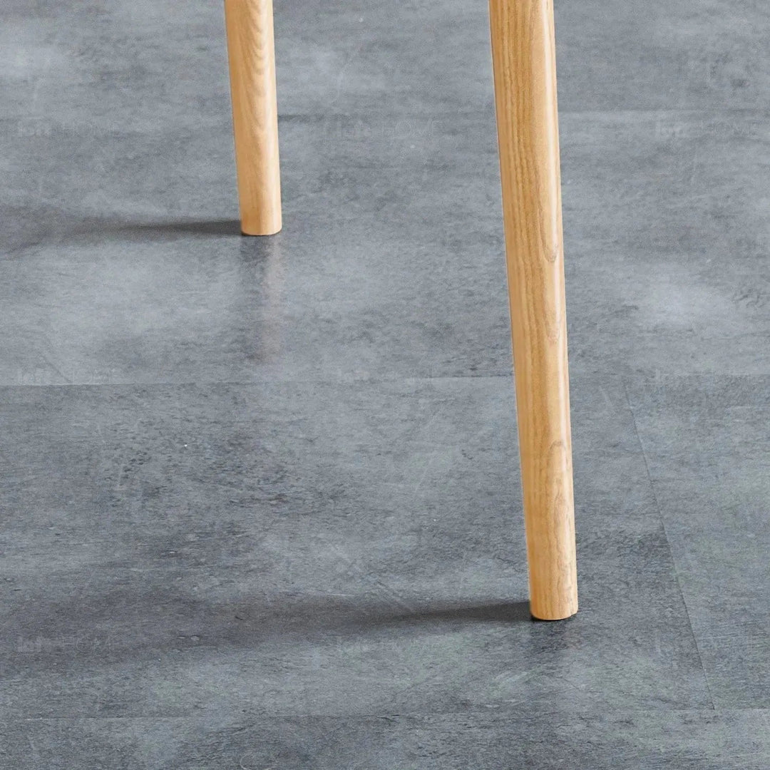 Japandi wood dining chair neum detail 9.