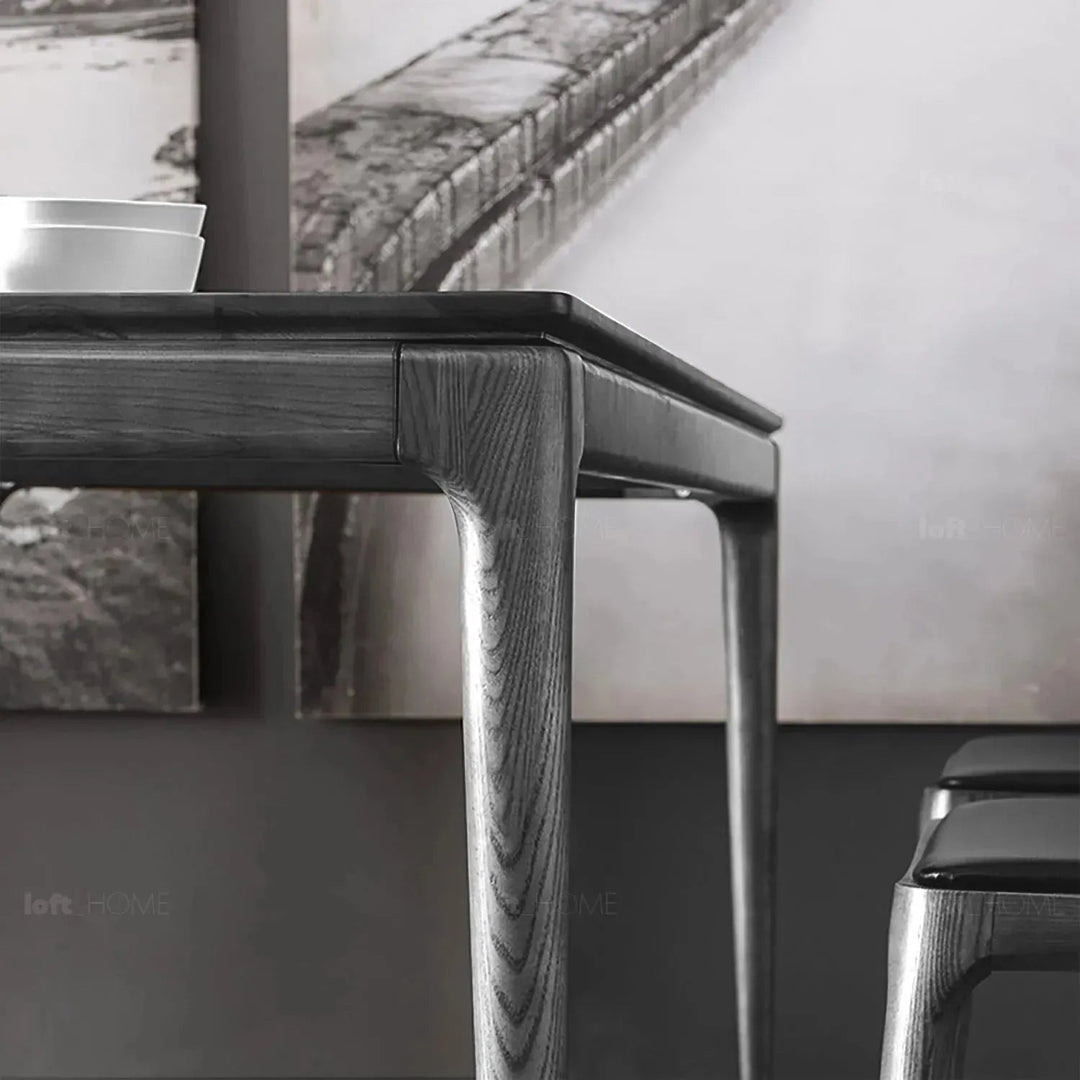 Japandi wood dining table adeline detail 11.