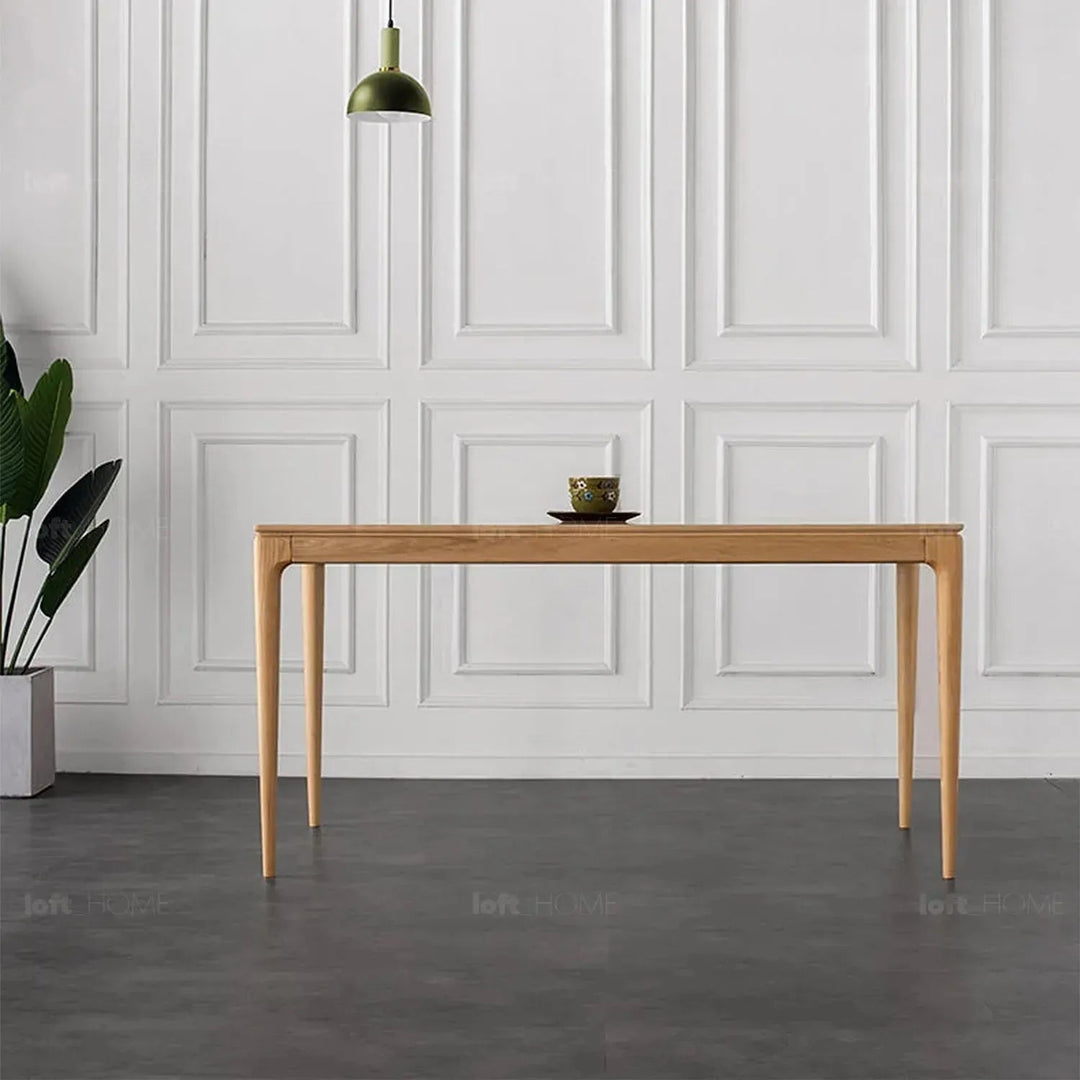 Japandi wood dining table adeline detail 5.