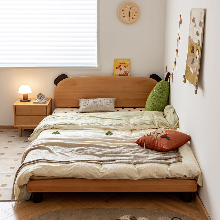 Scandinavian Beech Wood Kids Bed TEDDY