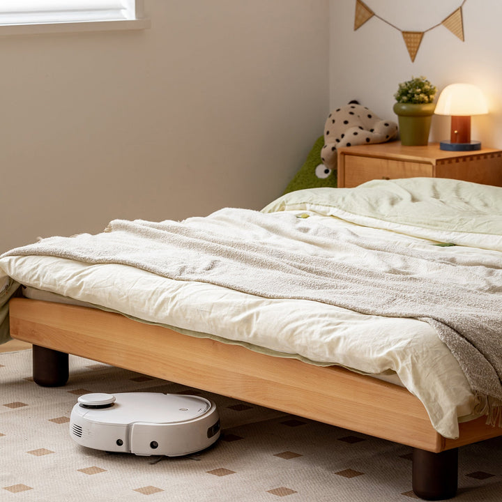 Scandinavian Beech Wood Kids Bed TEDDY