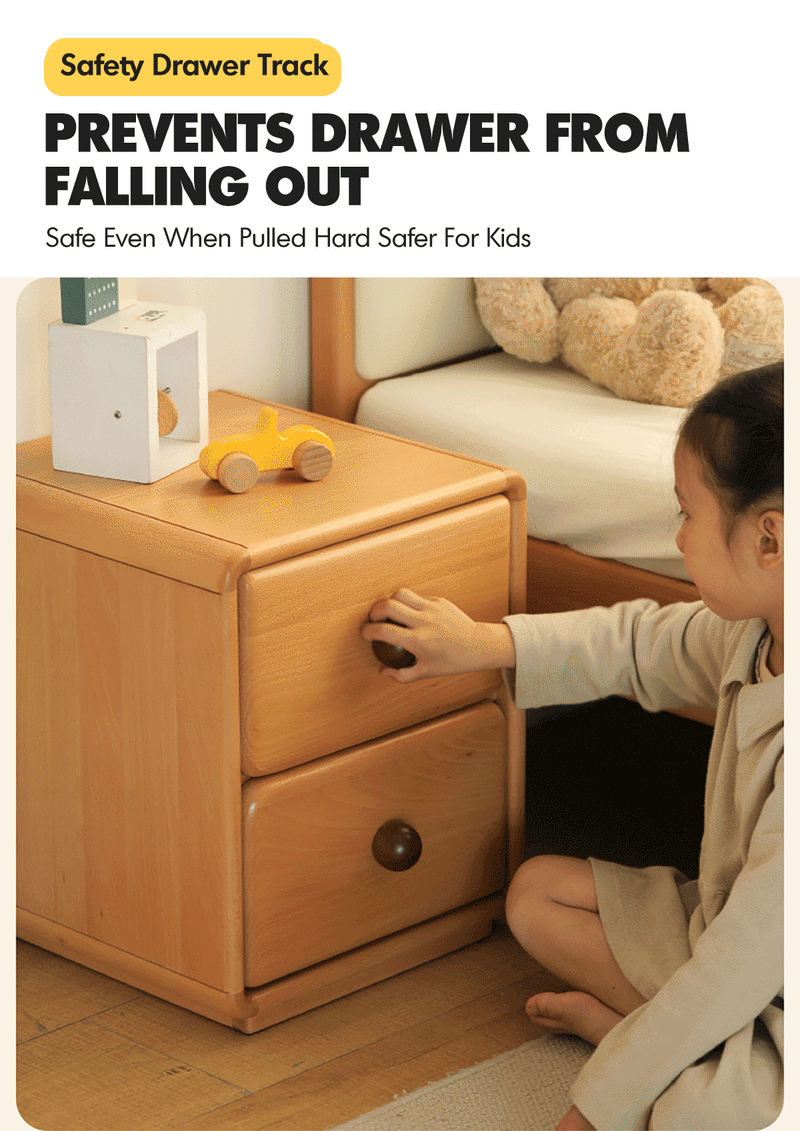 Scandinavian Wood Kids Side Table YUNAE More Details and Instruction_2