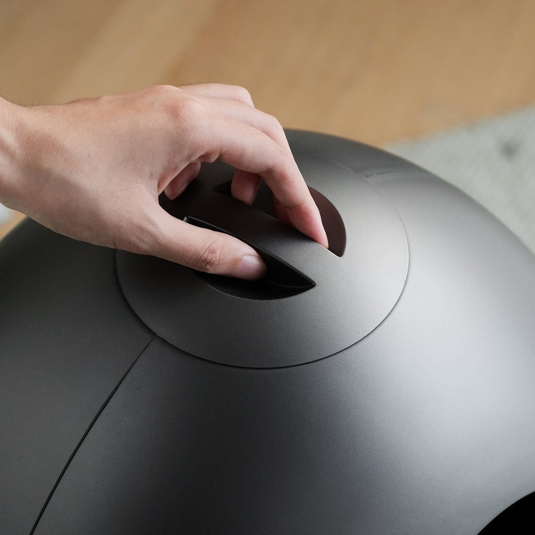 Bauhaus abs side cabinet egg in details.