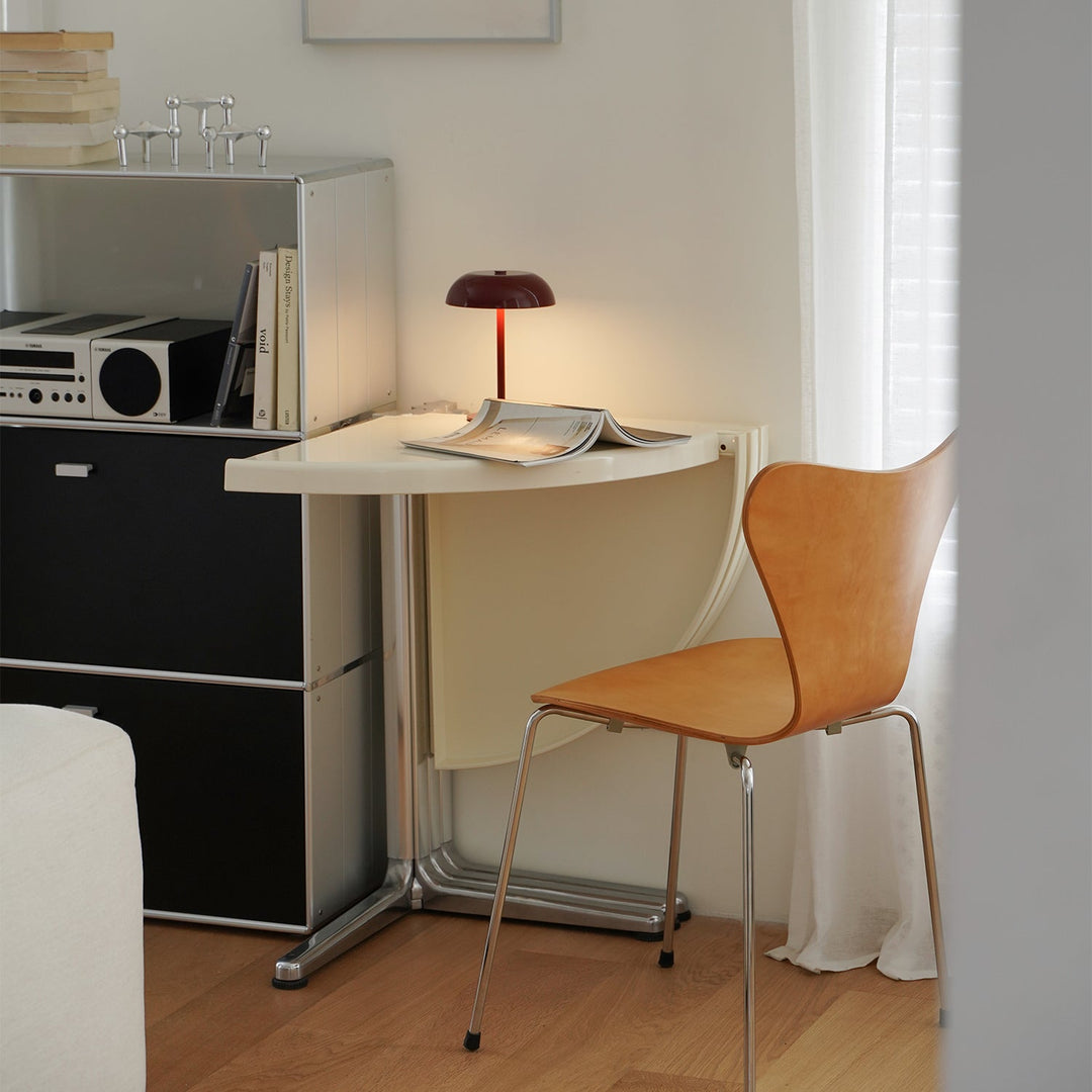 Bauhaus abs steel round dining table donut situational feels.