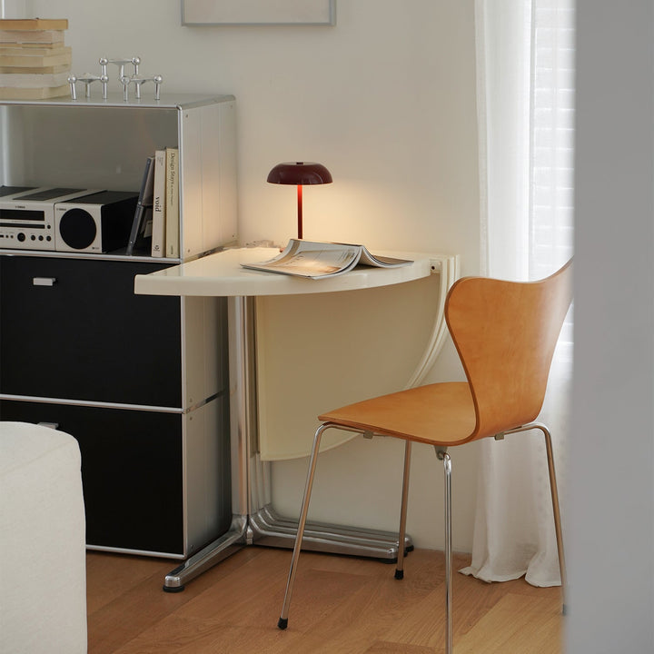 Bauhaus abs steel round dining table donut situational feels.
