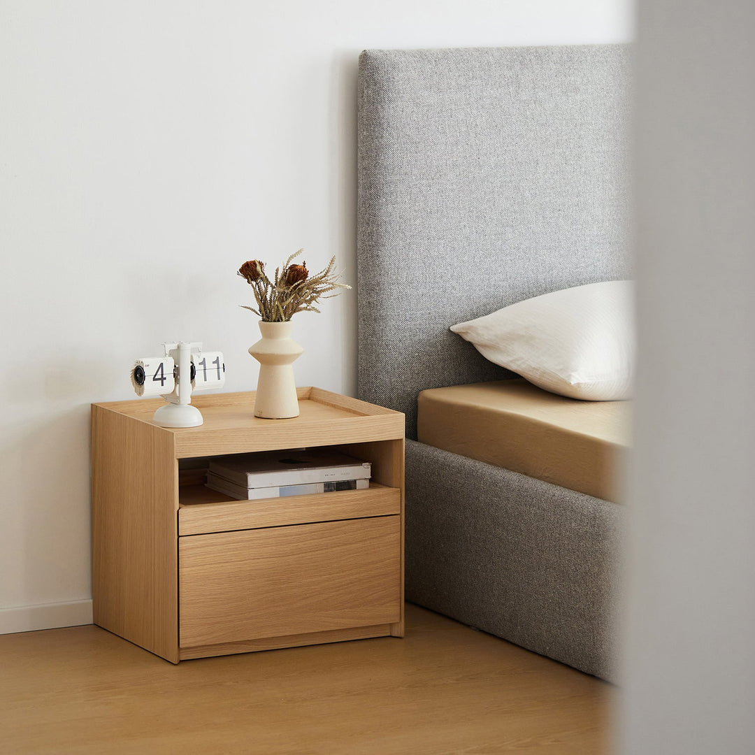 Minimalist ash wood veneer side table charl size charts.