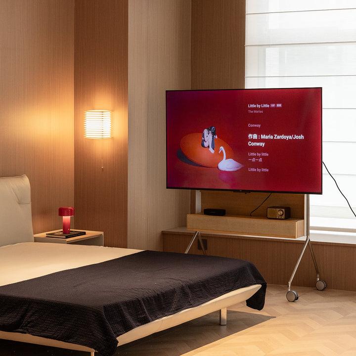 Minimalist ash wood veneer tv hanger roam size charts.