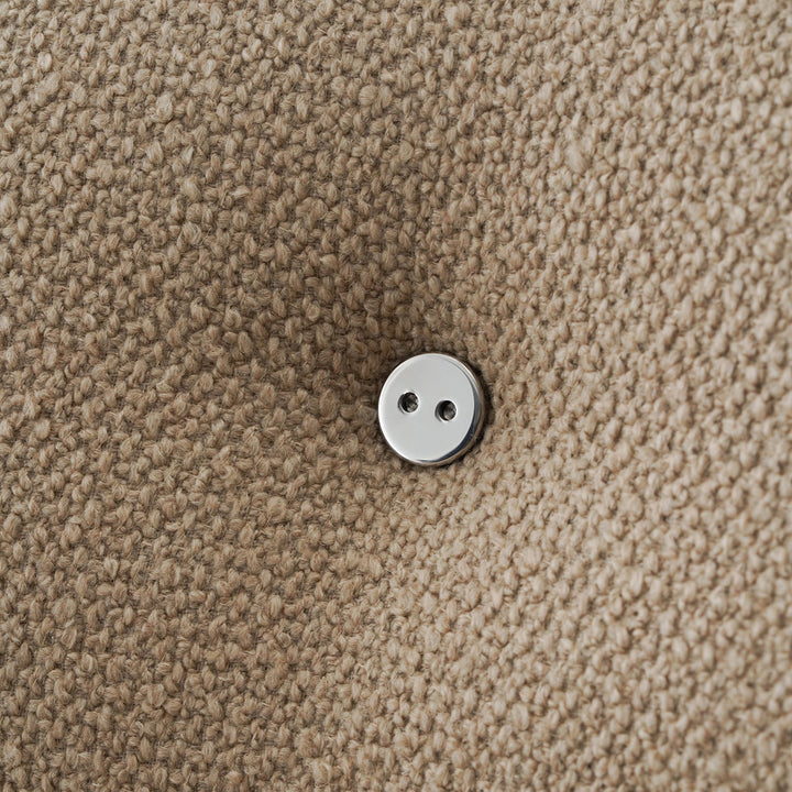 Minimalist boucle fabric study chair aodo in still life.