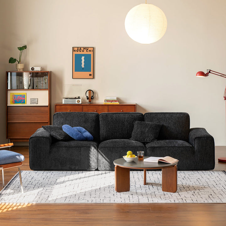 Minimalist chenille velvet fabric 4 seater sofa tufty time size charts.