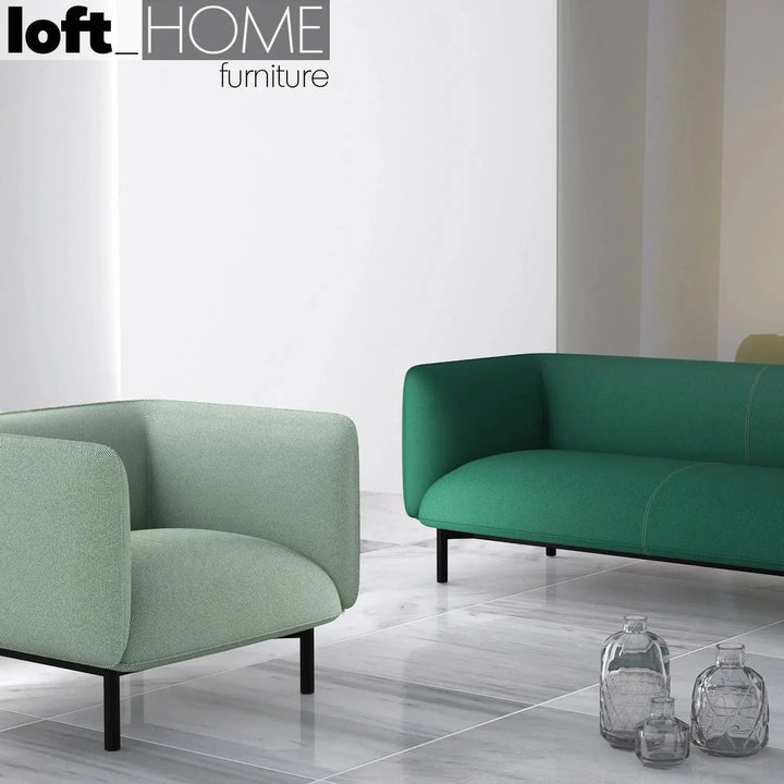 Minimalist Fabric 1 Seater Sofa MELLO