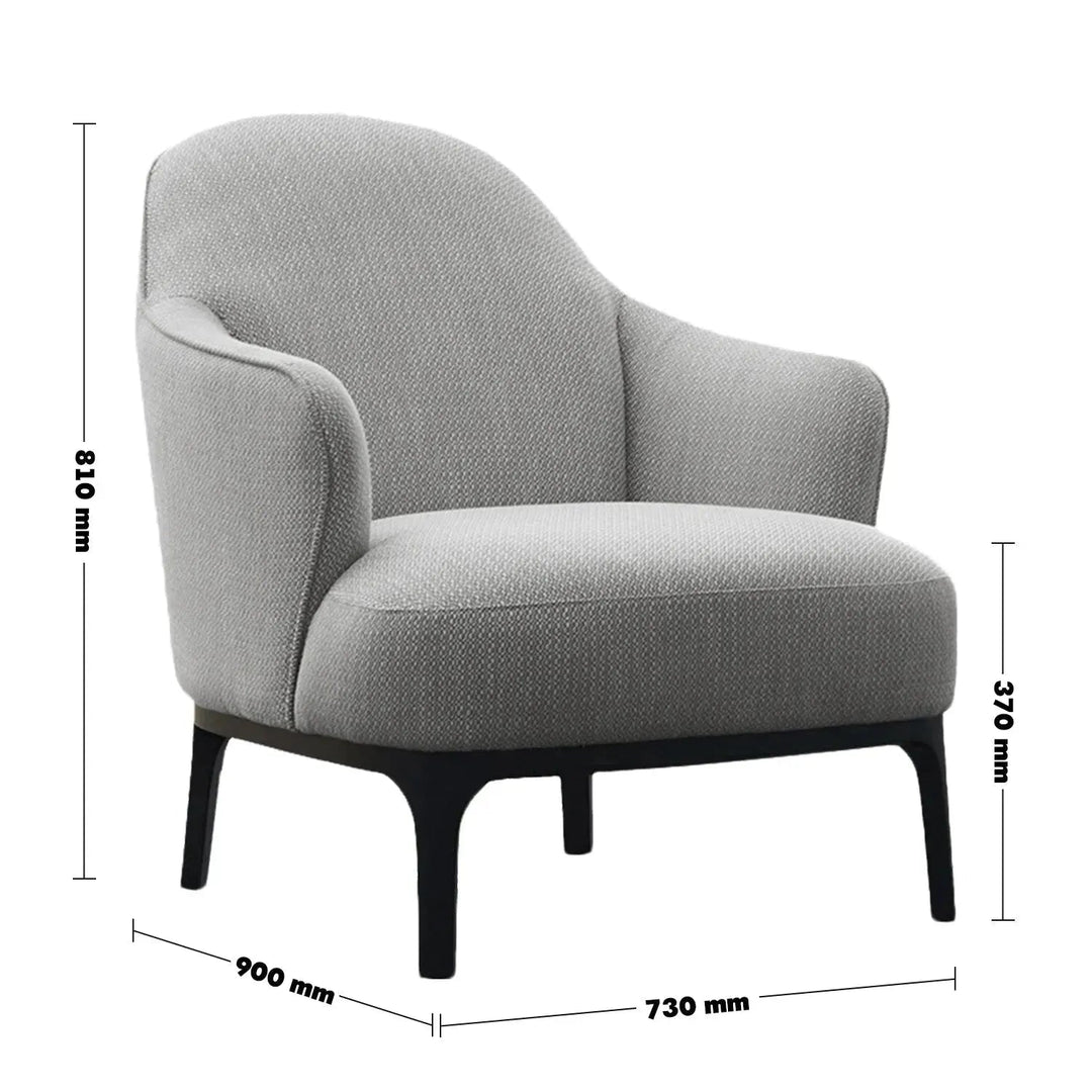 Minimalist fabric 1 seater sofa rina size charts.