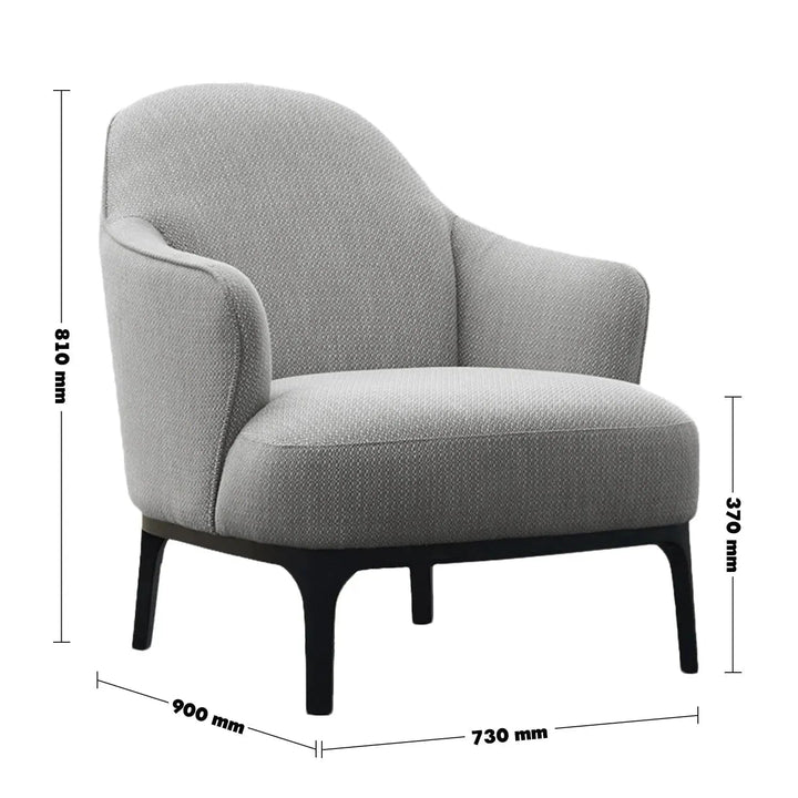 Minimalist fabric 1 seater sofa rina size charts.