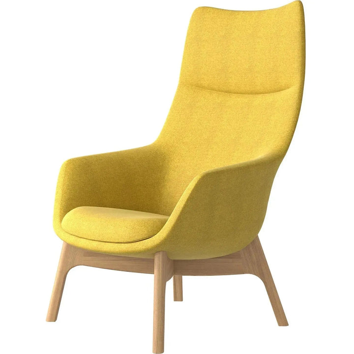 Scandinavian Fabric 1 Seater Sofa SYS High Back