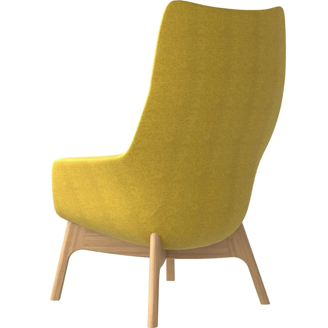 Scandinavian Fabric 1 Seater Sofa SYS High Back