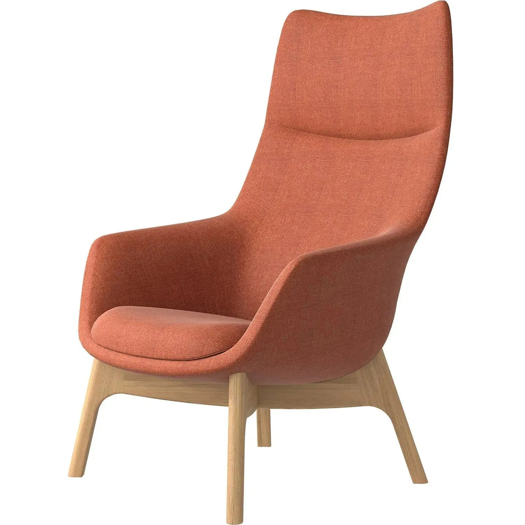 Scandinavian Fabric 1 Seater Sofa SYS High Back