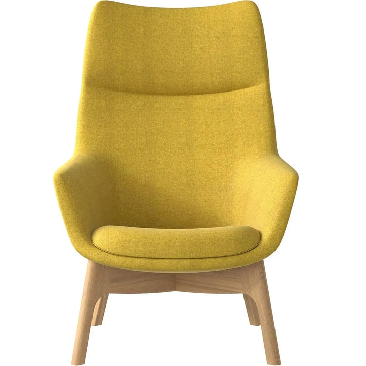 Scandinavian Fabric 1 Seater Sofa SYS High Back