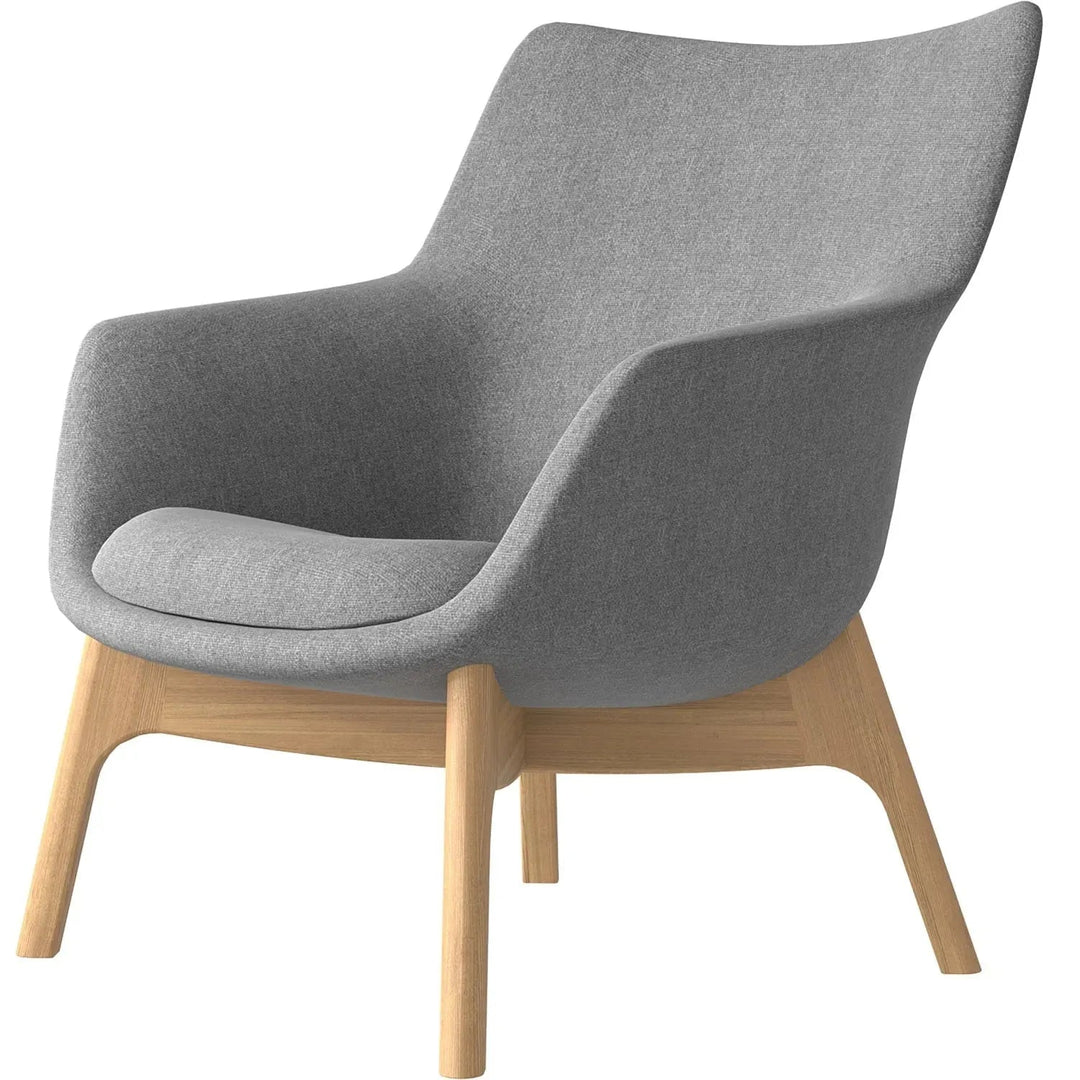 Scandinavian Fabric 1 Seater Sofa SYS Low Back