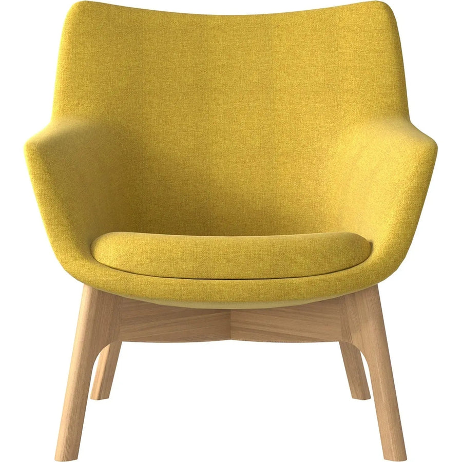 Scandinavian Fabric 1 Seater Sofa SYS Low Back