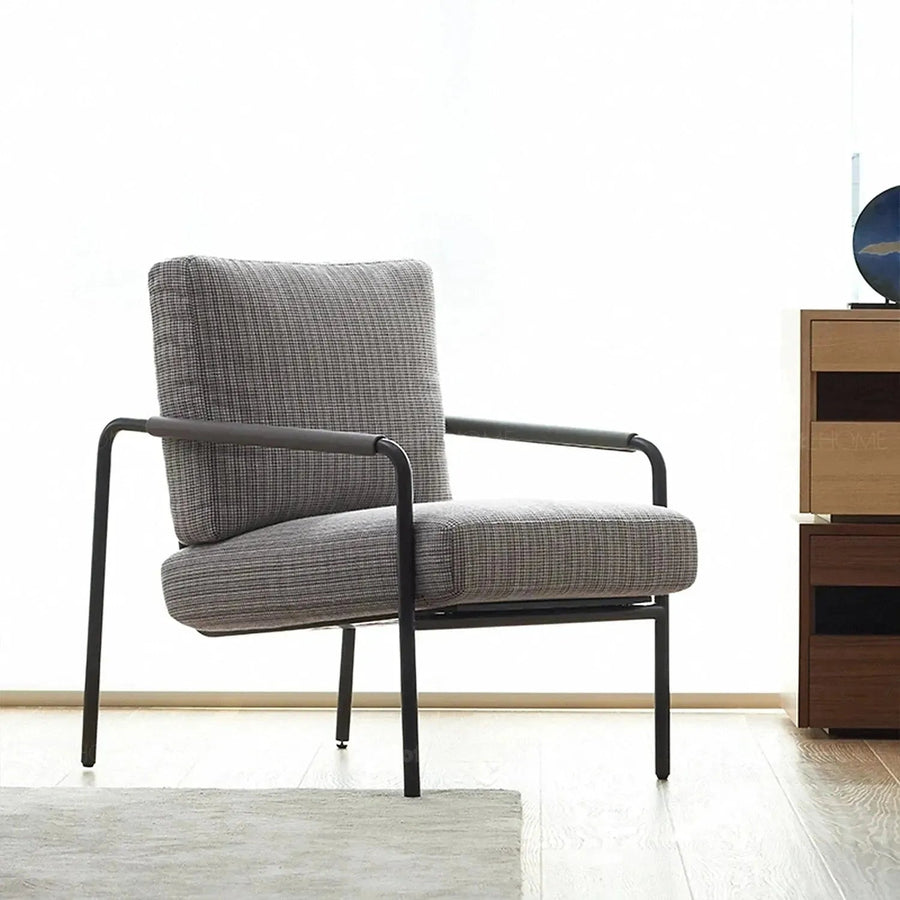 Bauhaus fabric 1 seater sofa vemb primary product view.