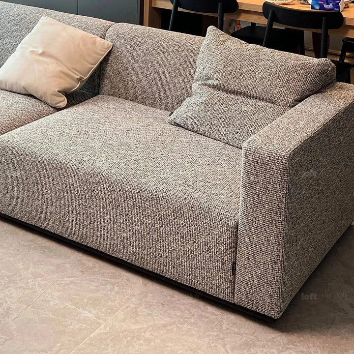 Minimalist fabric 2 seater sofa bri conceptual design.