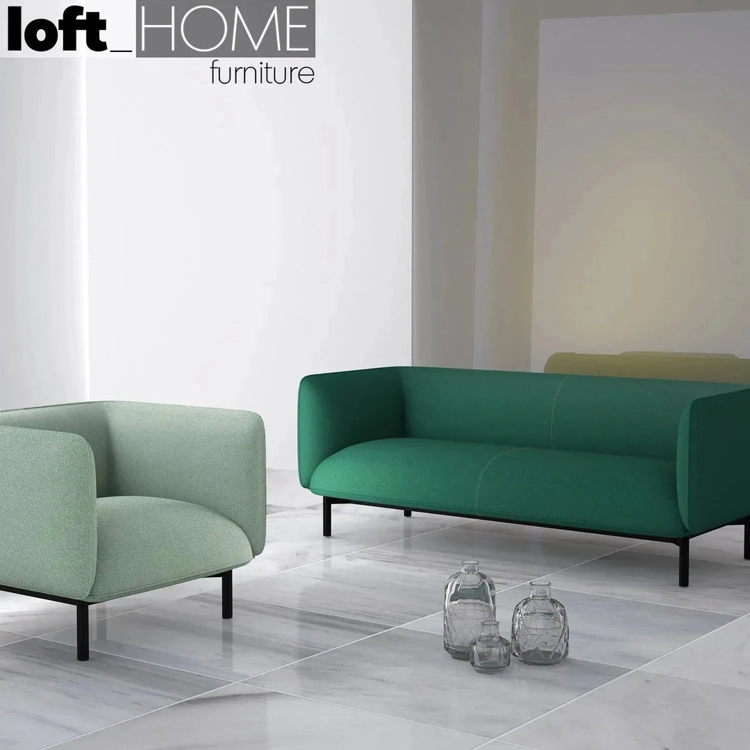Minimalist Fabric 2 Seater Sofa MELLO