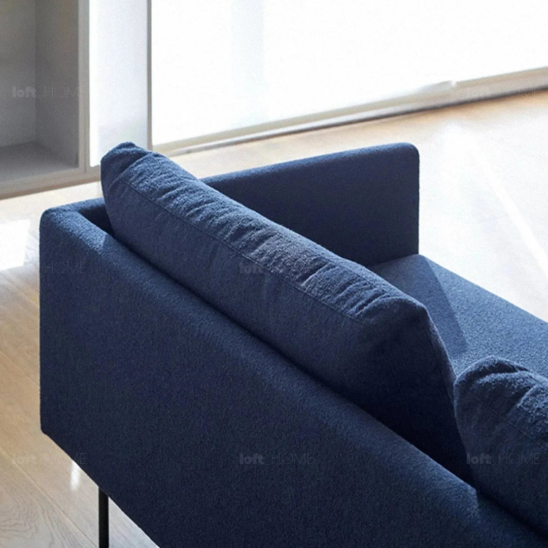Minimalist fabric 2 seater sofa rina detail 1.
