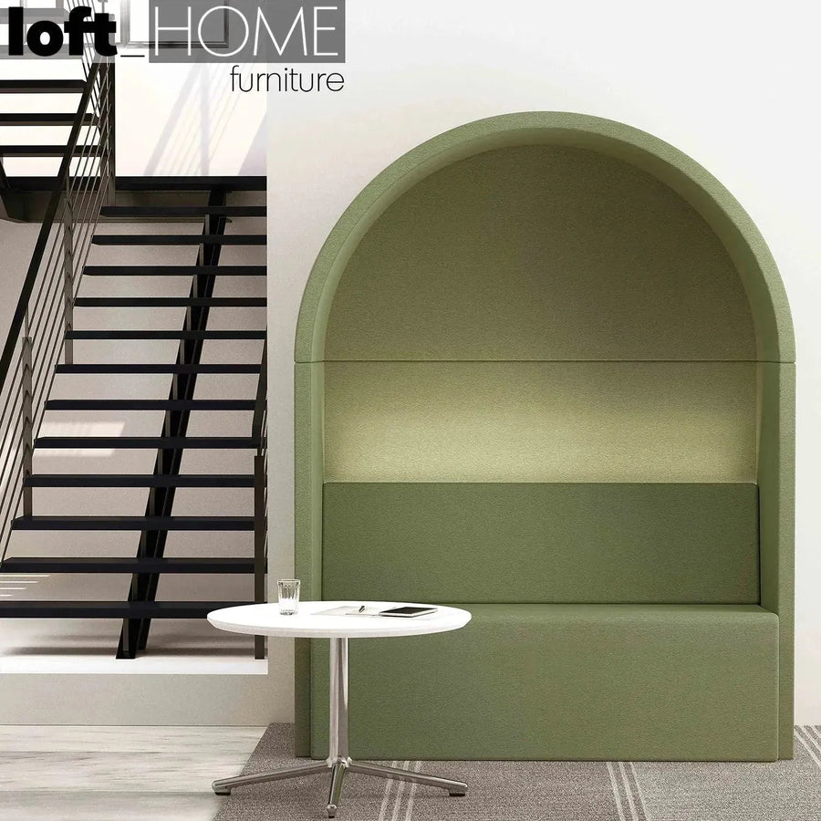 Bauhaus fabric 2 seater sofa roma primary product view.