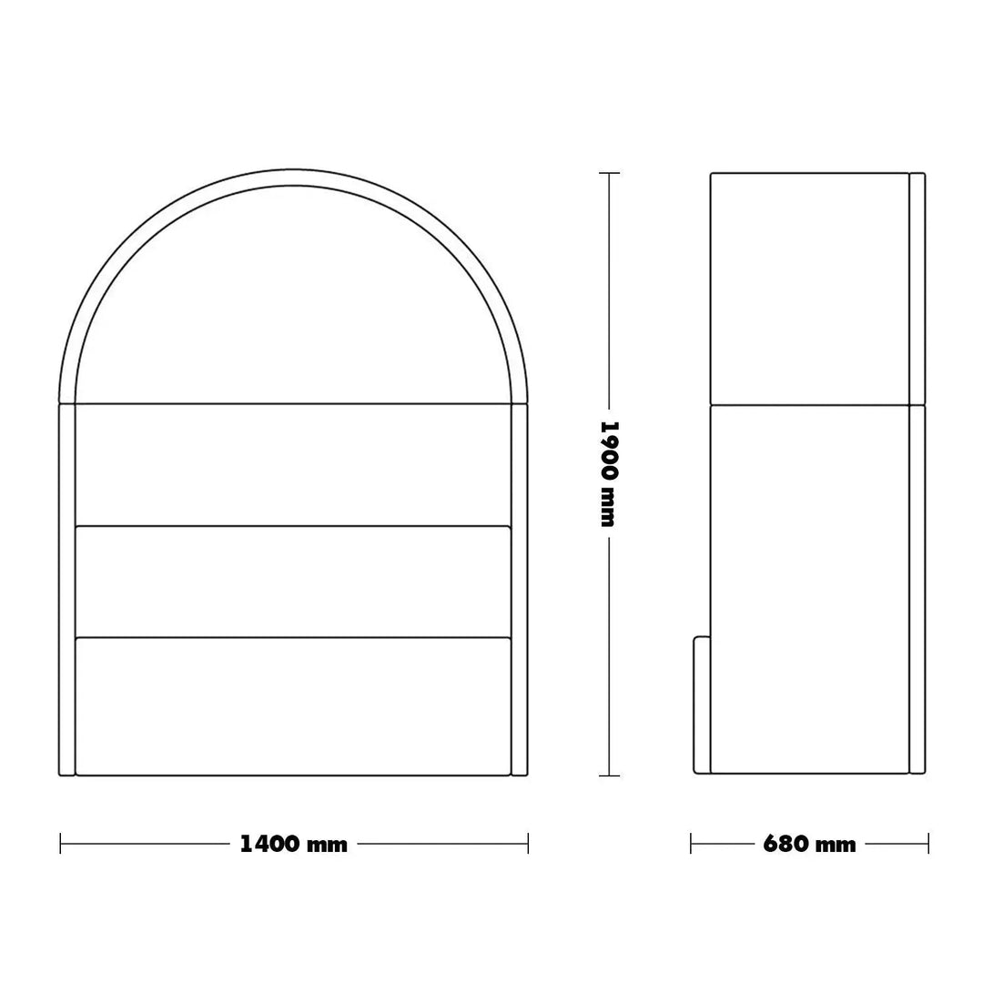 Contemporary Fabric 2 Seater Sofa ROMA