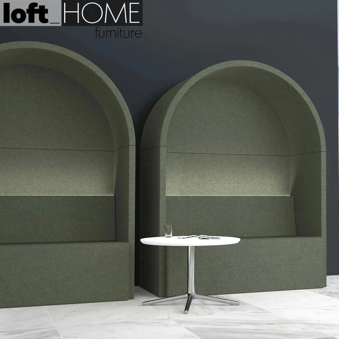 Bauhaus fabric 2 seater sofa roma in real life style.