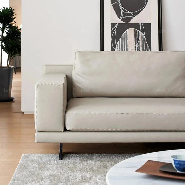 Minimalist fabric 3 seater sofa bologna conceptual design.