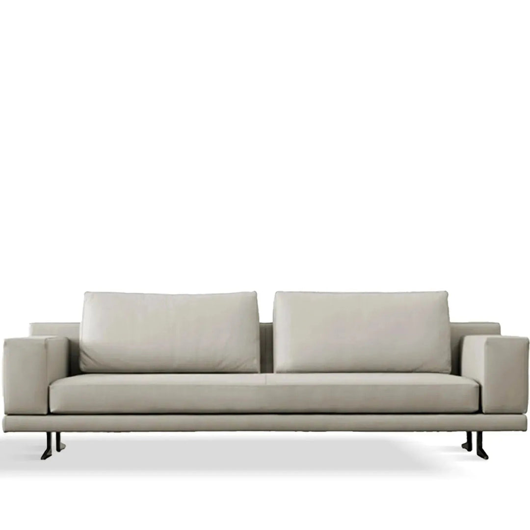 Minimalist fabric 3 seater sofa bologna detail 5.