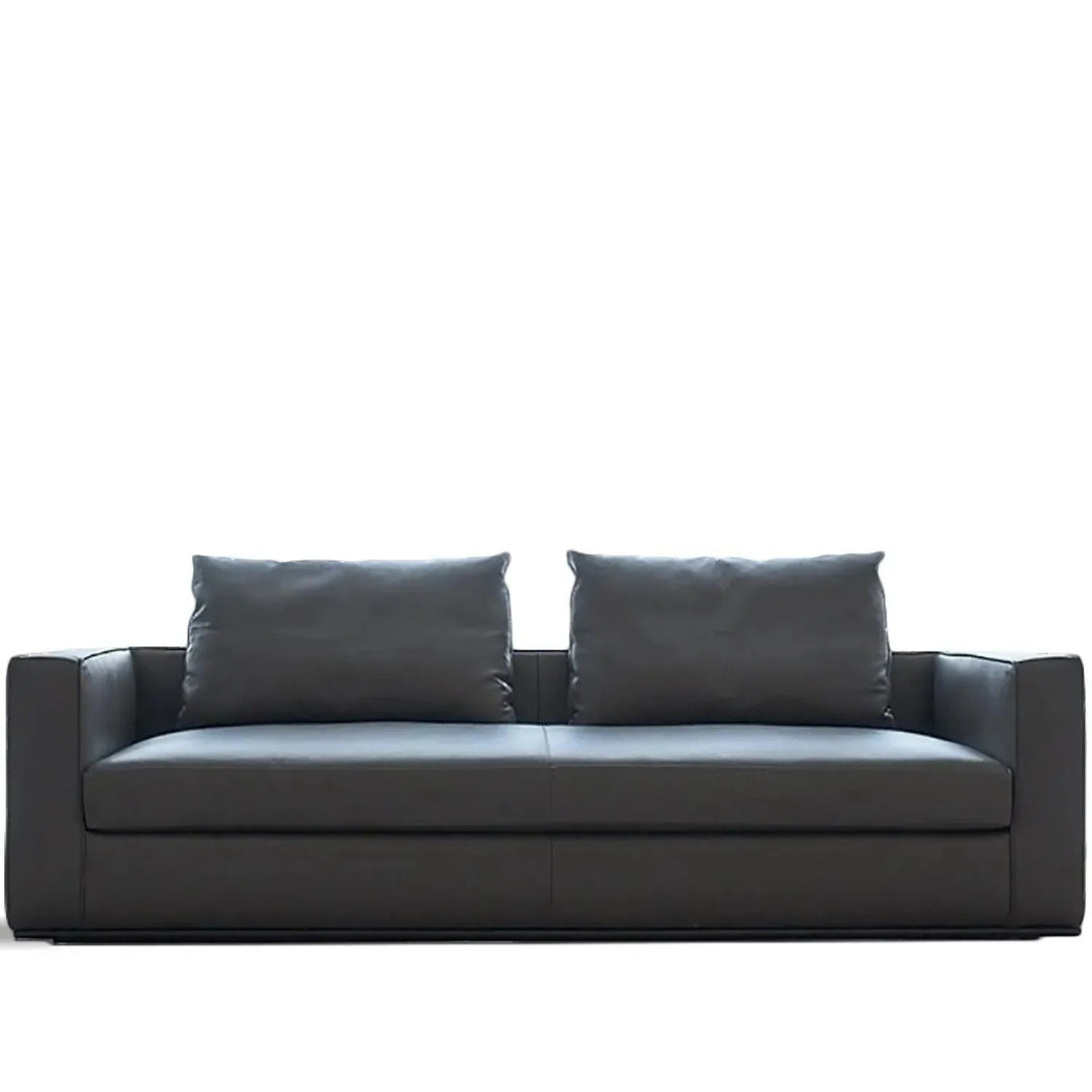 Minimalist fabric 3 seater sofa como situational feels.