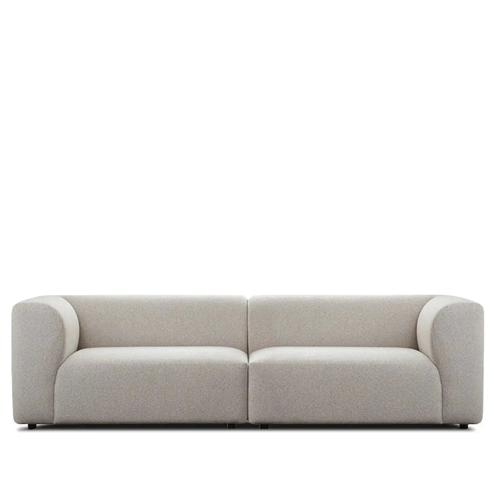 Minimalist fabric 3 seater sofa flower detail 2.
