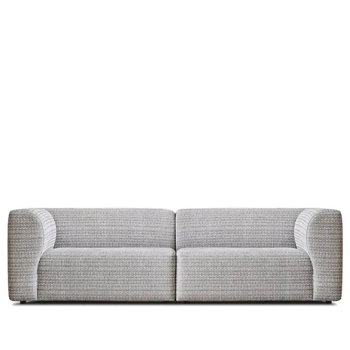 Minimalist fabric 3 seater sofa flower detail 3.
