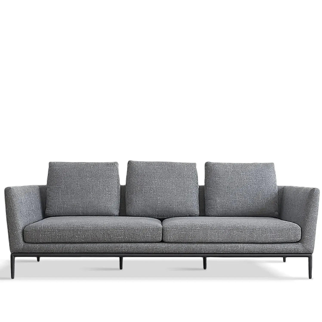 Minimalist fabric 3 seater sofa grace detail 5.