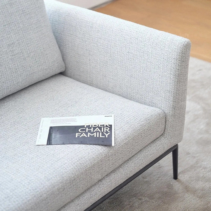 Minimalist fabric 3 seater sofa grace situational feels.