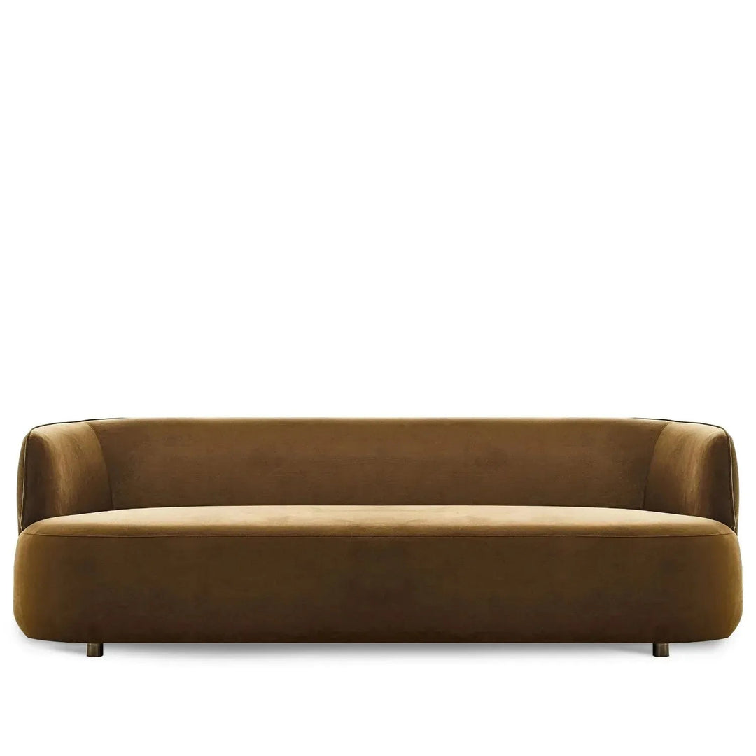 Minimalist fabric 3 seater sofa heb situational feels.