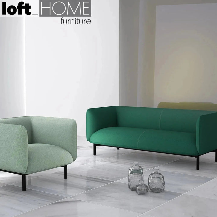 Minimalist Fabric 3 Seater Sofa MELLO