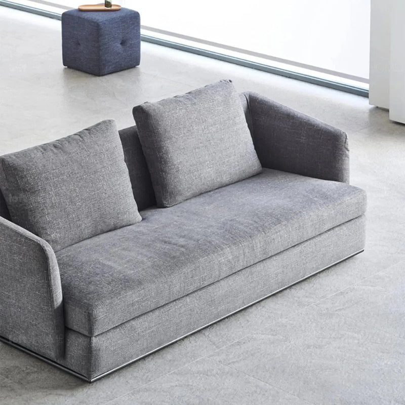 Minimalist fabric 3 seater sofa mlini environmental situation.