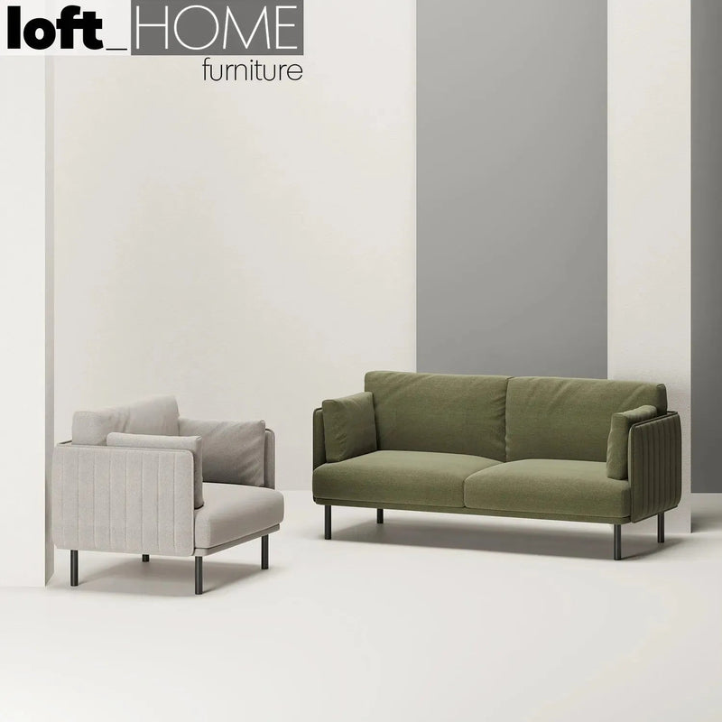 Minimalist Fabric 3 Seater Sofa MUTI More Details and Instruction