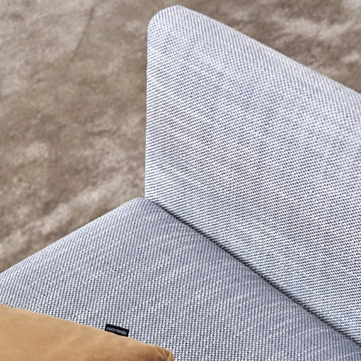 Minimalist fabric 3 seater sofa rina environmental situation.