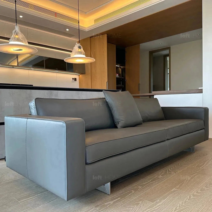 Minimalist fabric 3 seater sofa vemb situational feels.