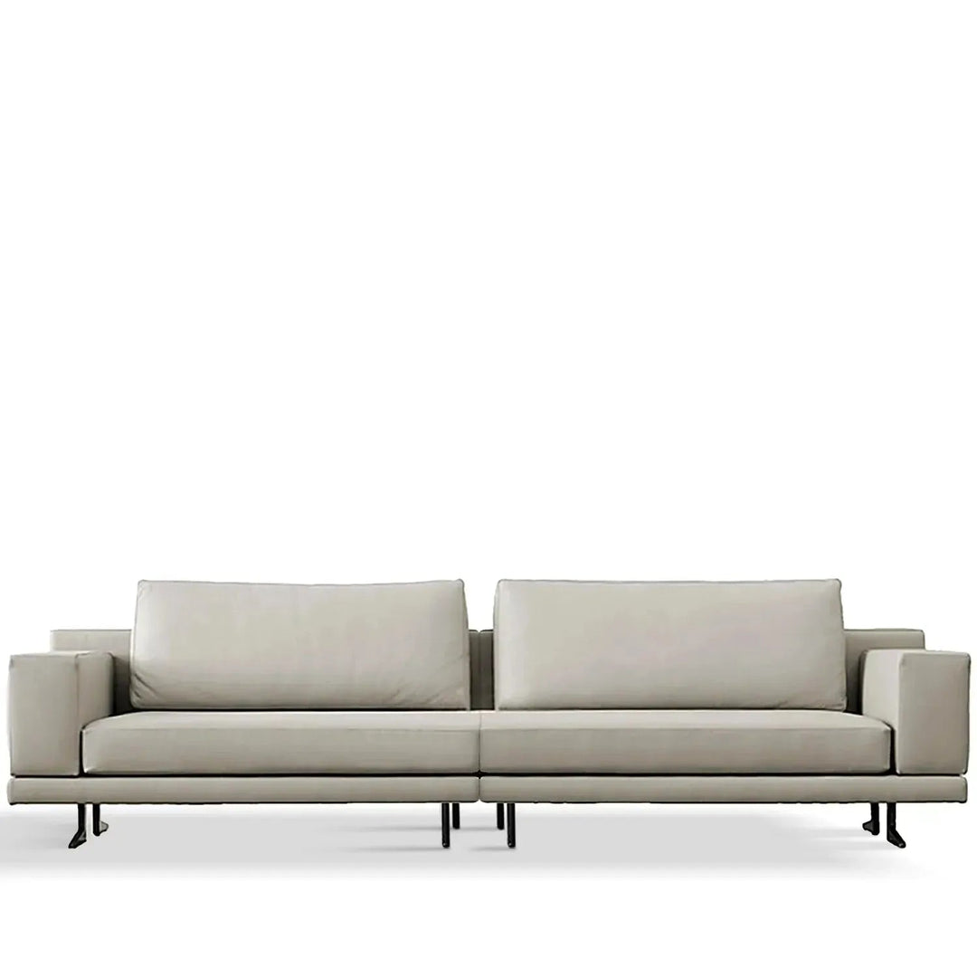 Minimalist fabric 3.5 seater sofa bologna detail 5.