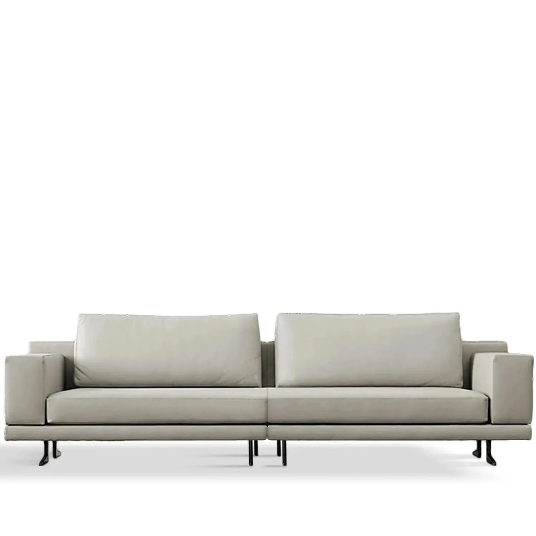 Minimalist fabric 3.5 seater sofa bologna detail 4.