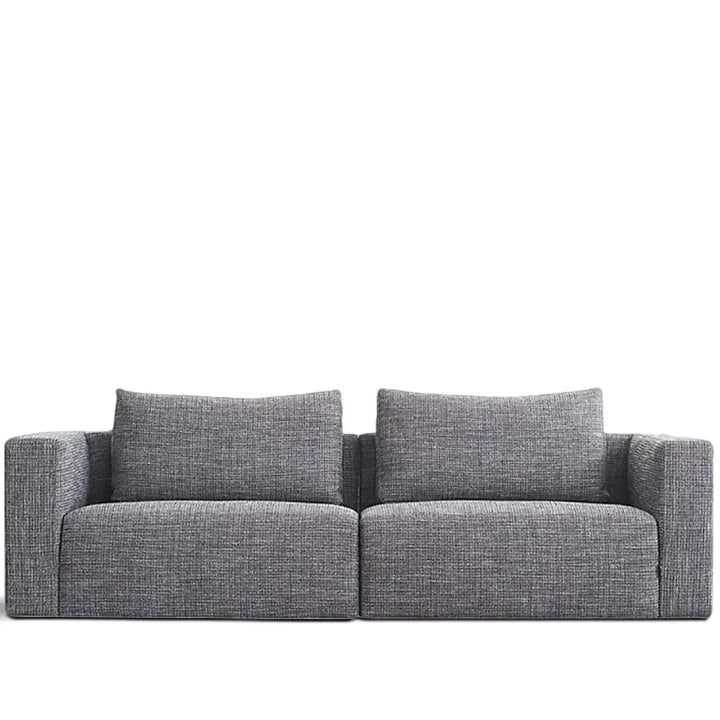 Minimalist fabric 3.5 seater sofa bri layered structure.