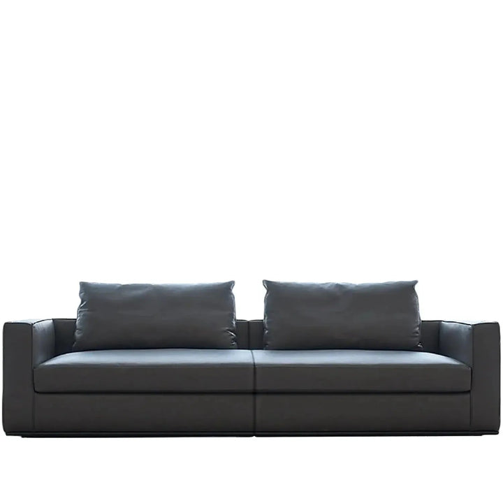 Minimalist fabric 3.5 seater sofa como situational feels.
